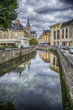 Riverfront Eaton in the French city of Evreux in Normandie
