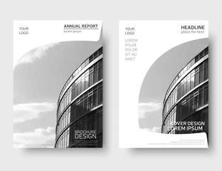 Creative annual report layout, brochure design. Poster template. magazine cover.