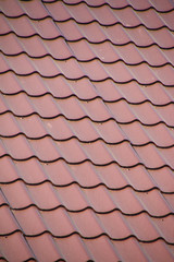 Modern tile effect PVC coated brown metal roof sheets