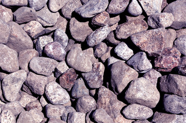 Pile of pebble stones.