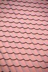 Modern tile effect PVC coated brown metal roof sheets