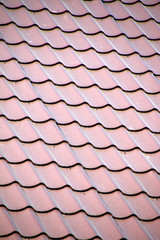 Modern tile effect PVC coated brown metal roof sheets