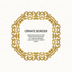 Vector decorative frame.