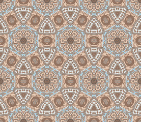 absract seamless geometric mosaic print