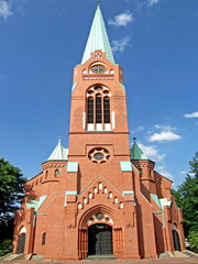 Obraz premium Evangelische Dreifaltigkeitskirche in GELSENKIRCHEN