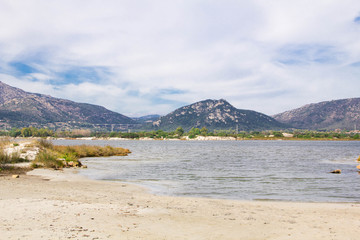 Sandy beach La Cinta near San-Teodoro, Sardinia, Italy