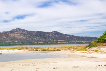 Sandy beach La Cinta near San-Teodoro, Sardinia, Italy