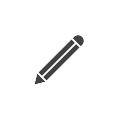pencil icon vector, solid sign, pictogram isolated on white, logo illustration