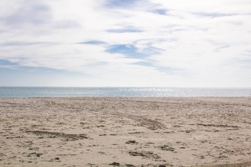 Fototapeta na wymiar Sandy beach La Cinta near San-Teodoro, Sardinia, Italy