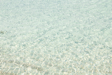 White sandy beach La Cinta, Sardinia, Italy