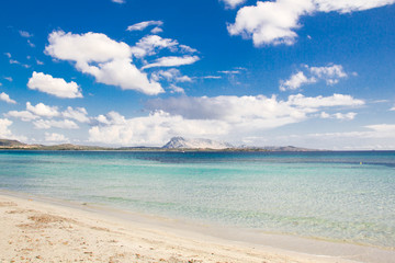 Beautiful beach La Cinta near San Teodoro, Sardinia, Italy
