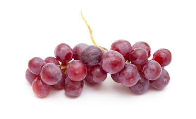 clusters or purple grapes
