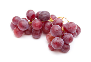 clusters or purple grapes