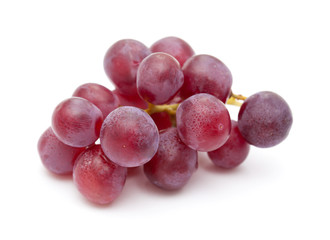 clusters or purple grapes