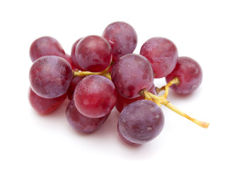 clusters or purple grapes