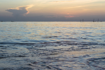 beautiful landscape with a sea