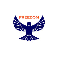Bird silhouette freedom