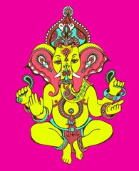 hindu lord ganesha ornate sketch drawing, tattoo, yoga, spiritua