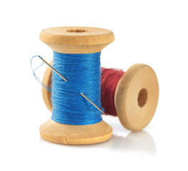 spool of thread isolated on white