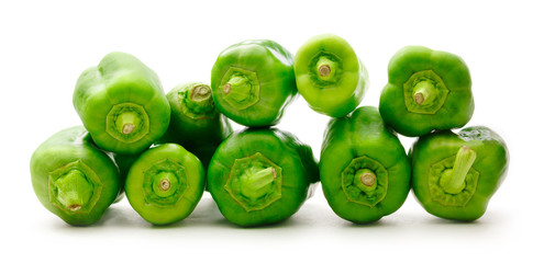 Green paprika pepper