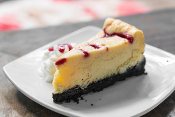 raspberry cheese cake