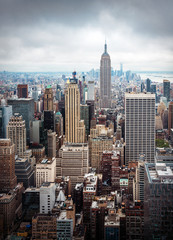 Fototapety  Nowy Jork Manhattan Midtown widok z lotu ptaka New