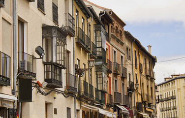 Historical buildings in Segovia, Spain