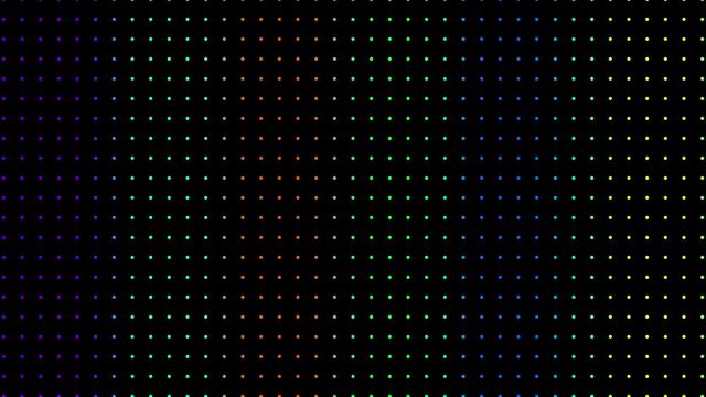A looping abstract wall background of dots or lights moving up.