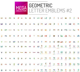 Mega collection of letter logo icons