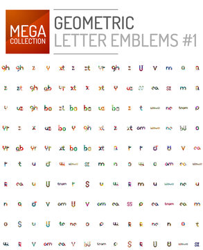 Mega collection of letter logo icons
