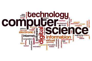 Computer science word cloud