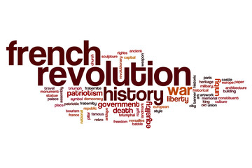 French revolution word cloud