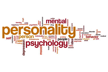 Personality word cloud