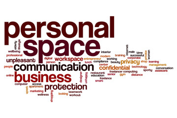 Personal space word cloud