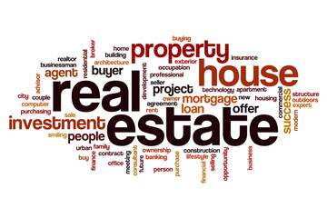 Real estate word cloud