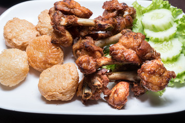 Fried Chicken with Fried Rice