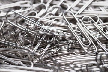 Paper Clips Closeup 