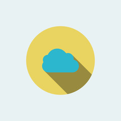 cloud icon. flat style