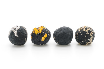 Charcoal potato ball