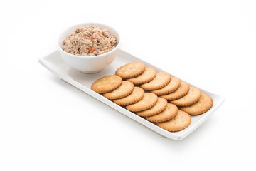 tuna salad cracker