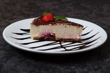 Cheesecake with strawberry