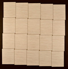 One of the ways to lay out ceramic tiles, using figured tile spacers, according to RU.Pat.№ 66381. Inventor Zakharov Maksim