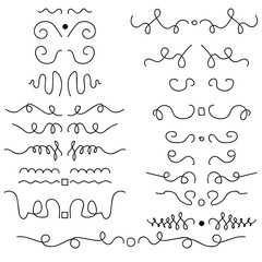 Collection of border sand dividers