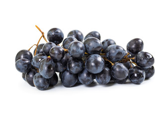 Bunch of grapes isolated on white background