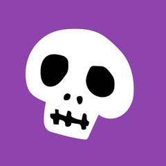 Skull illustration vector