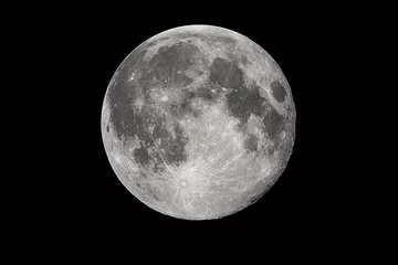 Keuken spatwand met foto Biggest Full Moon in year 2013 © lenkadan