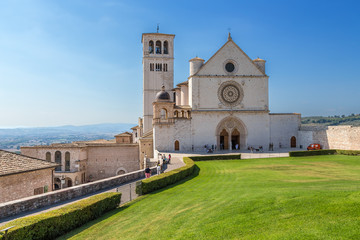 Assisi, Italy. Basilica of St. Francis (Basilica di San Francesco d'Assisi), XIII century.