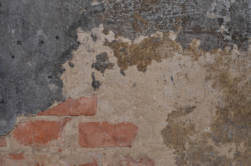 Texture old brick wall, background, detailed pattern