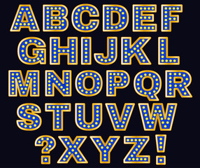 Retro Lights Letters 01 C-08