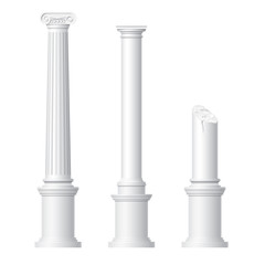 Realistic antique columns